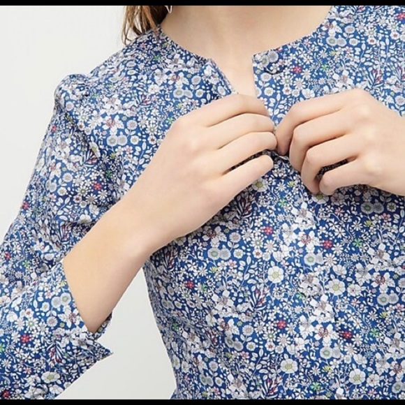 J.Crew tiered dress - Liberty print - Picture 2 of 6